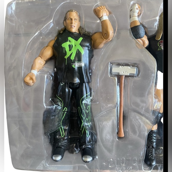 WWE Jakks 2003 Shawn Michaels Triple H HHH DX Lot Figures - Picture 2 of 5